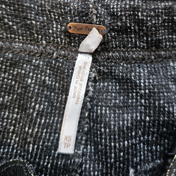 Free People Milo Metallic Knit Pants Size XS - Picture 3 of 7